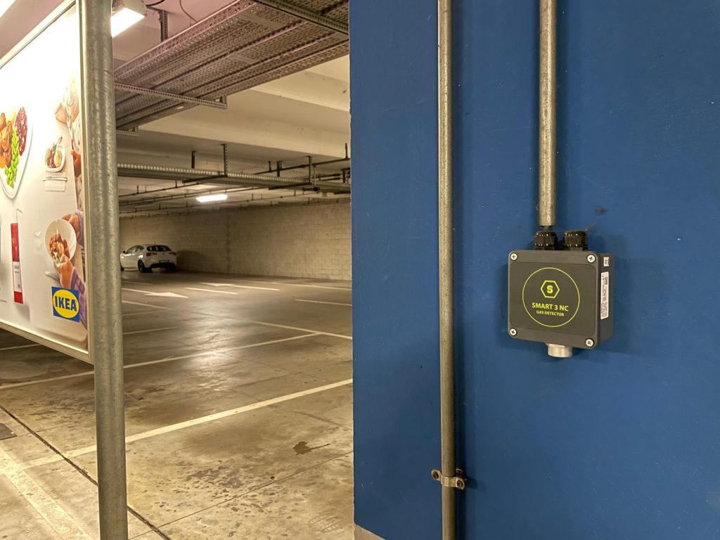 rilevazione gas parcheggi sotterranei
